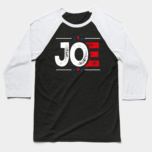 Joe Biden For President 2024 Optimistic America Baseball T-Shirt by David Brown